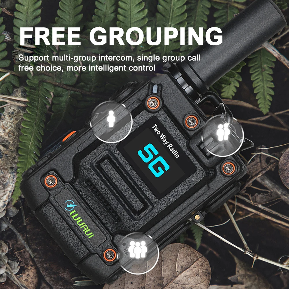 M08 walkie-talkie 5000km Long Talk Range 4g LTE POC Network Radio Sim Card Walkie Talkie wo way radio