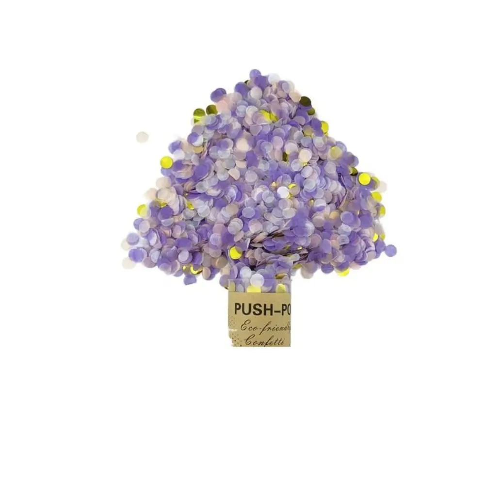 

Round 1Pcs Push Up Exploding Bridal Shower Birthday Confetti Decorations Confetti Popper For Wedding Party Supplies