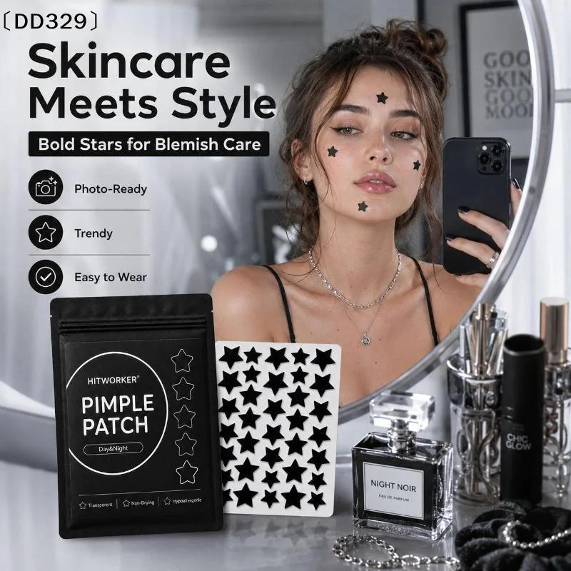400/200Pcs Hydrogel Black Star High-Quality  Removing Patch, Alcohol-Free, Waterproof, Deep Cleaning  Removing〔DD329〕