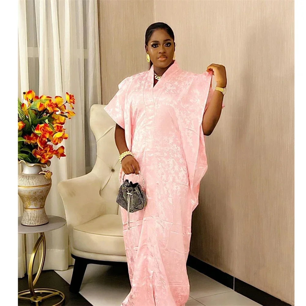 

African Dresses for 2024 Women Traditional Africa Clothing Dashiki Ankara Boubou Gown Abayas Robe Muslim Kaftan Maxi Long Dress