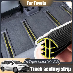For Toyota Sienna 2021 2022 2023 2024 Seat track sealing strip Dustproof Automotive interior modification