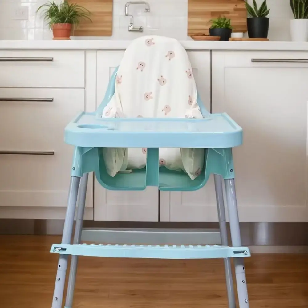 Solid Color Baby Highchair Cushion Folding Built in Air Pump Baby Sitting Inflatable Cushion Outdoor Sitting Training