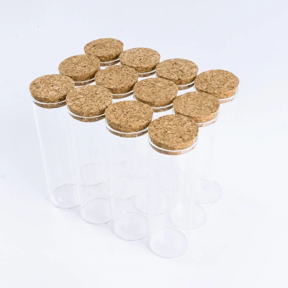 200 ミリリットル 150*47 ミリメートル小さなガラスボトルストッパー 6 ピース/ロットコルク工芸品透明瓶 DIY ガラスバイアル装飾ギフト