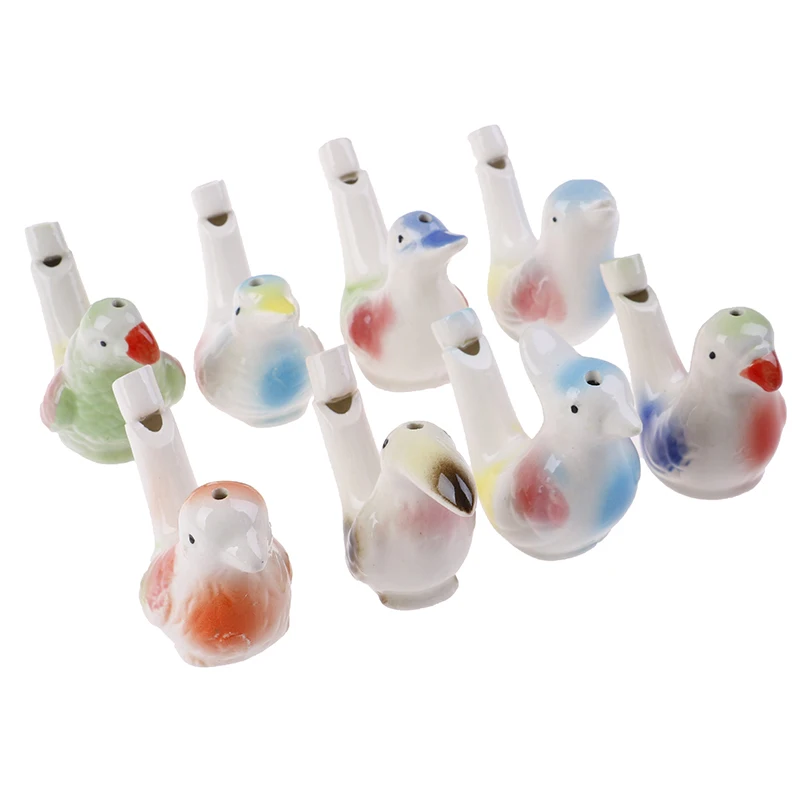 1Pc Chinese ceramic water bird whistle kids baby funny novelty musical toys