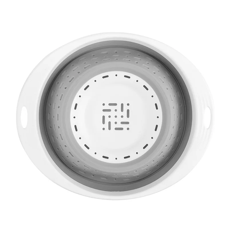 LMM new folding drain basket, telescopic folding drain fruit basket