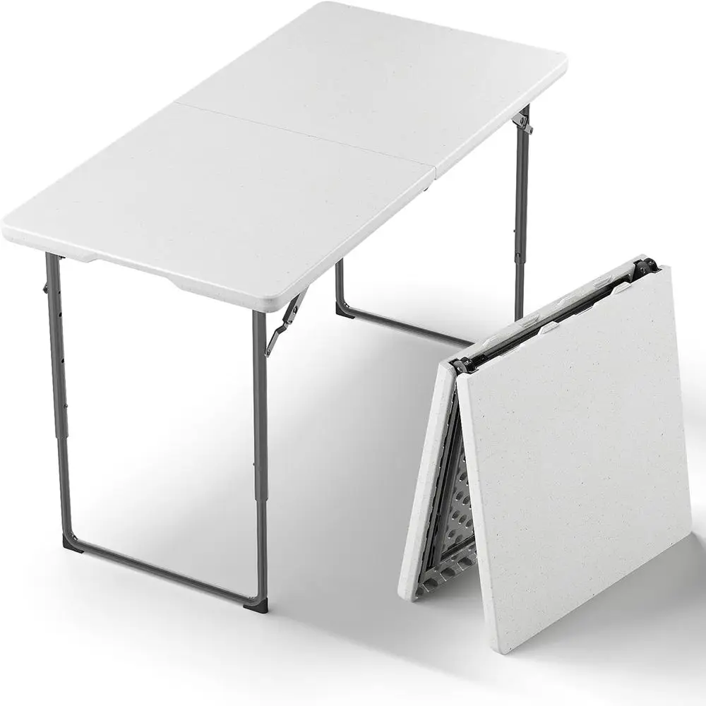 

Портативный складной стол для пикника с регулируемой высотой, подходит для мероприятий на открытом воздухе, кемпинга и использования в помещении