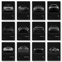 DBS DB11 Canvas Wall Art Print Poster DBX VULCAN Sports Car Decoration Painting Modern Home Decoration Painting Car Lover Gift