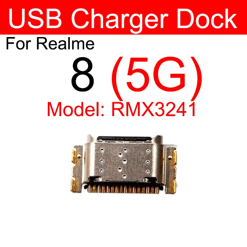 For Realme 7 8 9 Pro 7i 8i 9i 4G 5G USB Charging Port USB Charger Dock Connector Jack Replacement