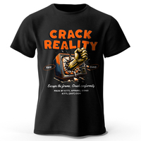 Urban Sketch Style T-Shirt 100% Organic Cotton Raw Art Design Tee for Adults Contemporary Streetwear