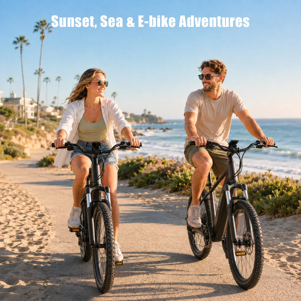 ASKGO Electric Bike for Adults, 1500W Peak Motor, 26" Tires All-Terrain Electric Mountain Bike with 48V 10.4Ah Removable Battery, Up to 55 Miles Long Range, 7-Speed Gearshift for Commute, UL2849 Certified image 8