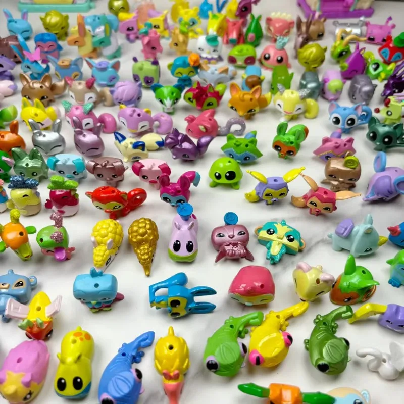 アニマルジャムフィギュアミニ人形 10 個人形かわいい小さな動物の装飾アクセサリーおもちゃ