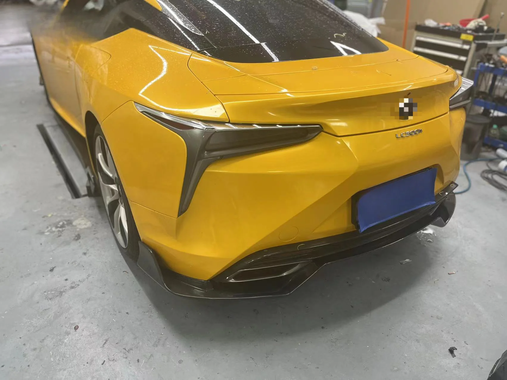 Car Bumper Body kit Carbon Fiber Art style Front Bumper Lip Side Skirts For Lexus LC500 LC500H Front Lip Rear Diffuser