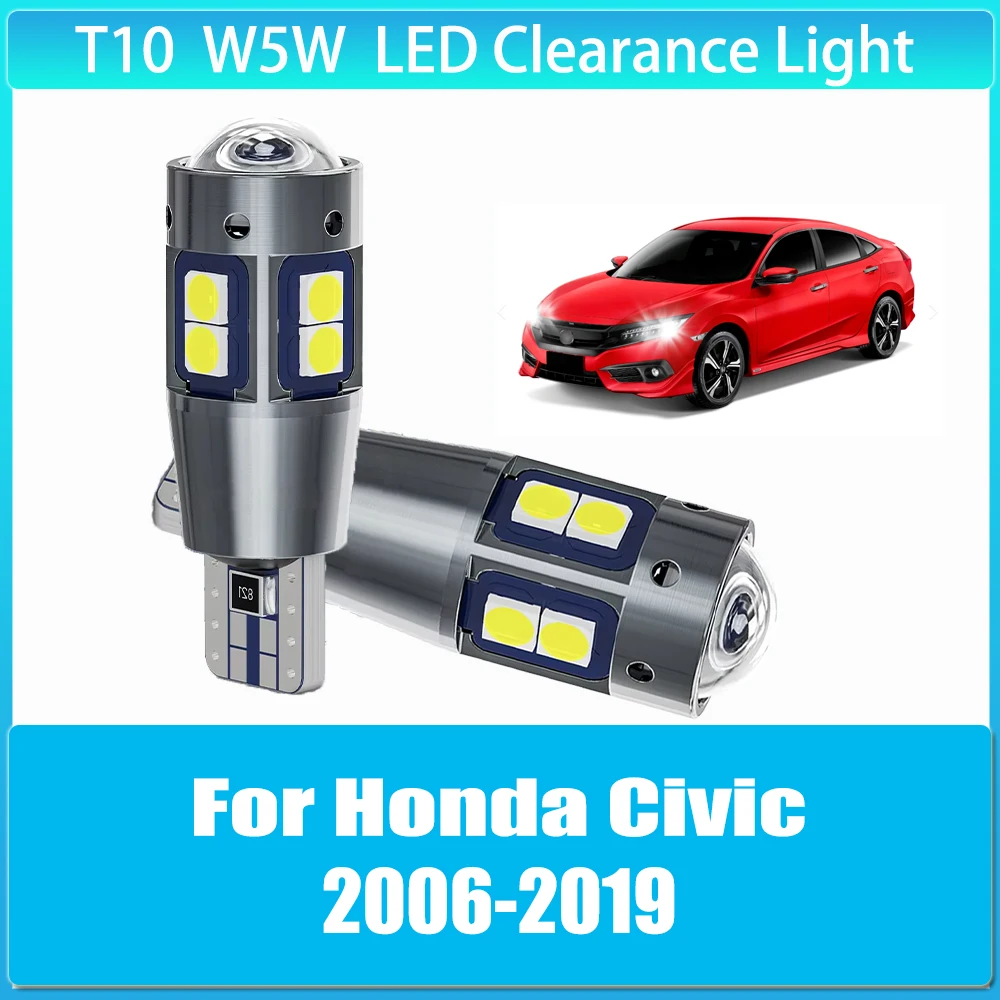 

2 x T10 W5W Clearance Lamp CANbus Width Light Bulb Super Bright for Honda City 2014 2015 2016 2017 2018 2019 2000 2001 2002 2023