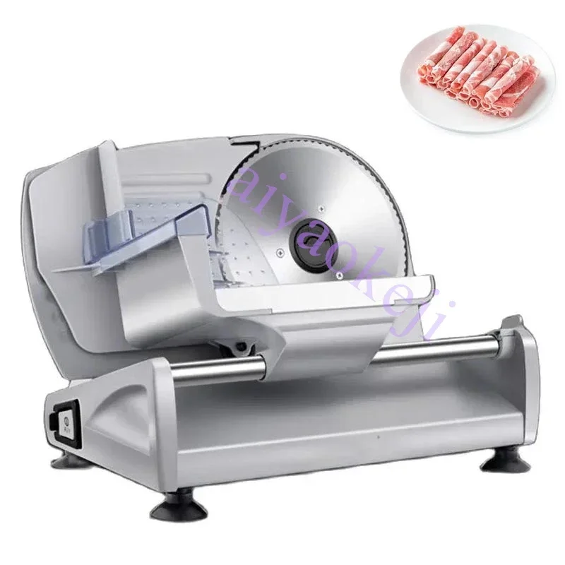 Commercial Meat Slicer Vegetables Bread Ham Frozen Meat Slicer Cutter Mutton Rolls Meat Cutting Machine