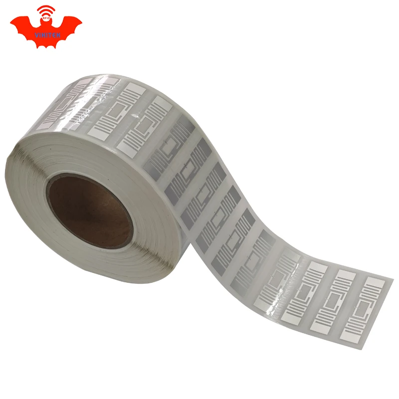 UHF RFID tag sticker  NXP U8 73x20mm EPC6C wet inlay 915mhz868mhz860-960MHZ 1000pcs free shipping adhesive passive RFID label