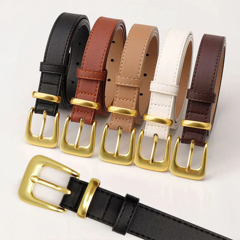 

Explosion Korean Version of The Belt Simple Versatile Senior Jeans Women's Belt Fashion Personality Pin Buckle Belt Female