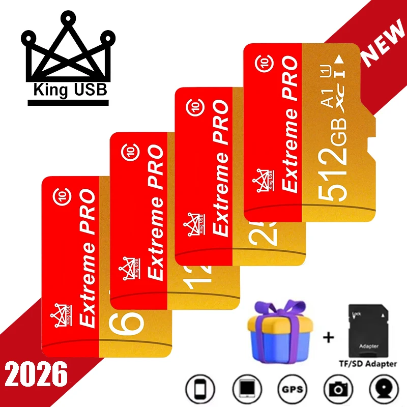 Class10 for Smartphone High Speed Camera Flash Mini Sd Card 32/64/128/256/512gb Quality Reliable High Quality Premium Durable