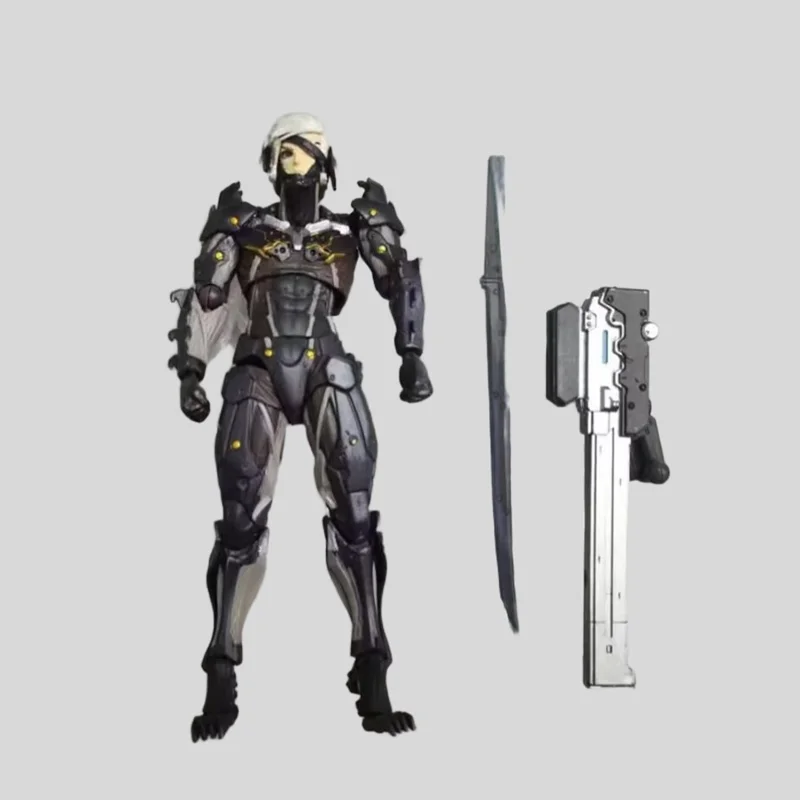 

Фигурка Metal Gear Rising Raiden Yamaguchi Revoltech, 14 см, подвижный ниндзя, версия. Коллекционная модель игрушки в подарок