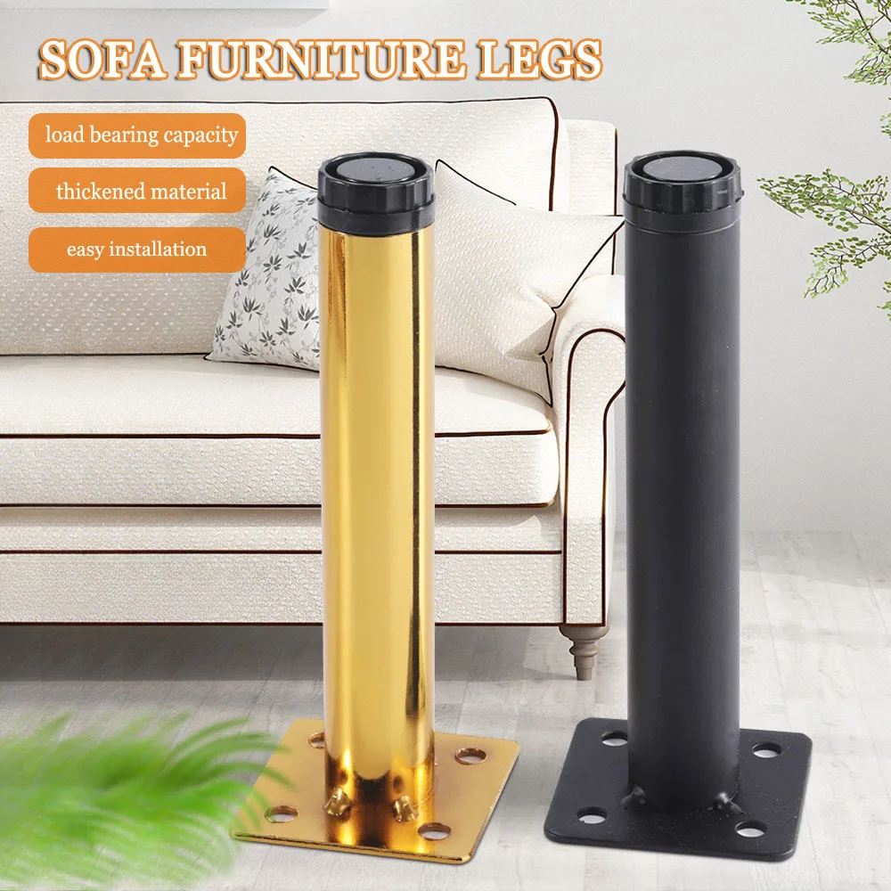 20CM Cabinet Legs Console Bedside Coffee Cabinet Table Sofa Furniture Legs Gold Feet Decoration Steel Side Bench Metal
