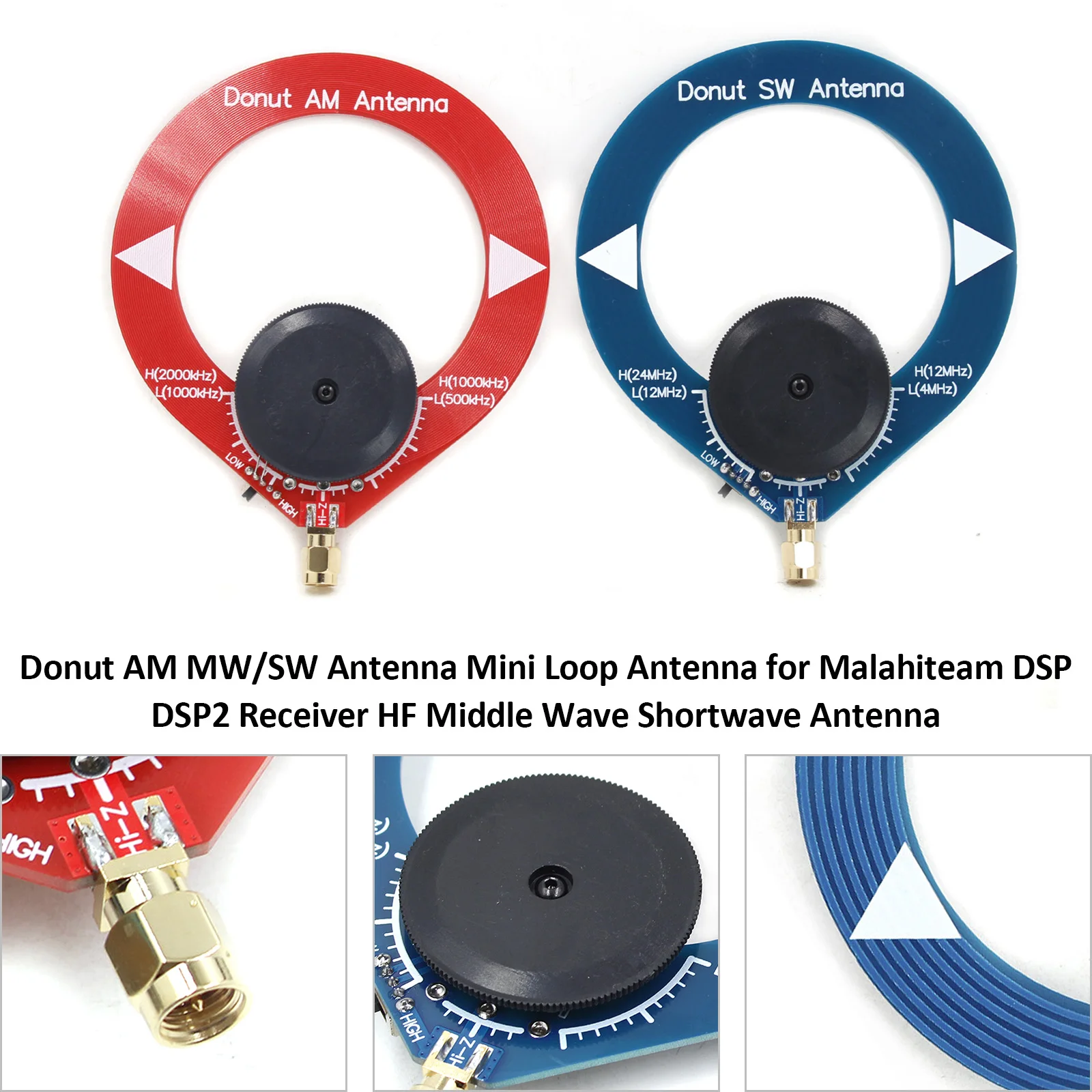 Artudatech Donut AM MW/SW Antenna for Malahiteam DSP DSP2 Middle Wave Shortwave Antenna