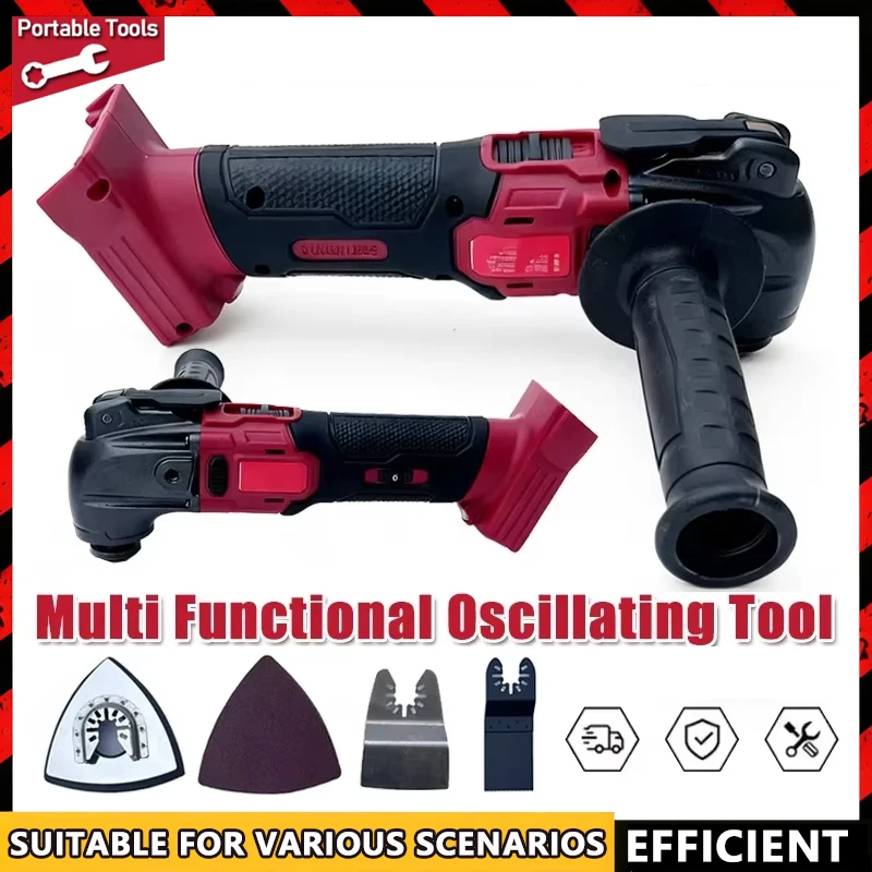 أداة تتأرجح بدون فرش 18 فولت من Fit Milwaukee، 6 سرعات، أداة تشذيب كهربائية لاسلكية، اهتزاز متعدد الوظائف مع بطارية #1