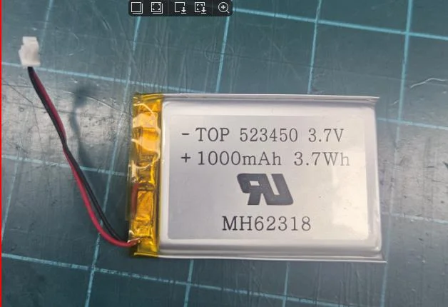 1000mAh polymer battery 523450 beauty device smart watch shaver sound pickup beauty eye recording 3.7V battery cell
