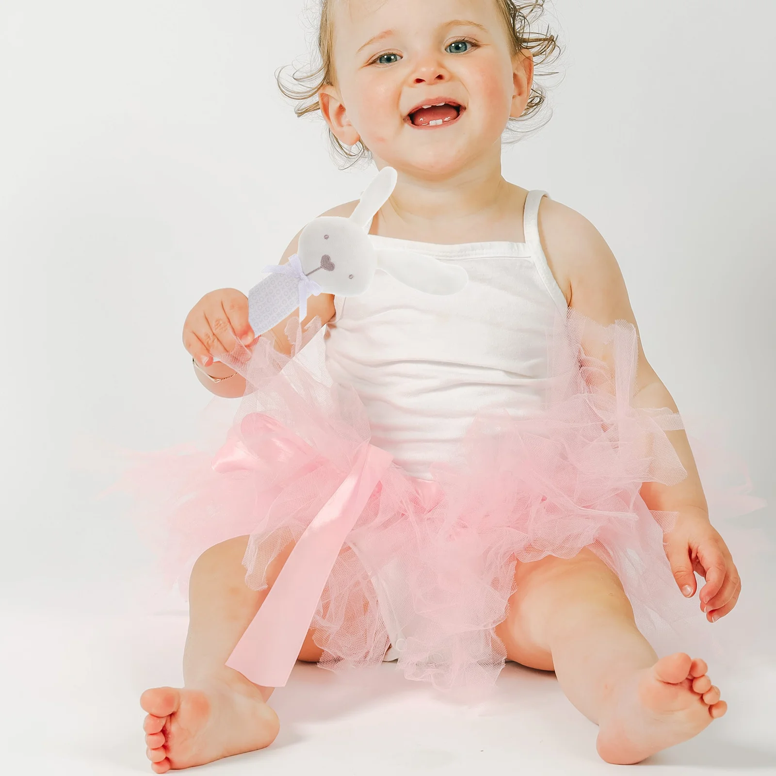 Bunny Hand voor baby's Dierenontwerp Babyspeelgoed Vroeg onderwijs Schudrammelaar Draagbare wieg Babyhandheld rammelaar