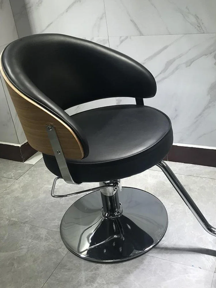 XL for Hair Salon Hair Cutting Hairdressing Hot Dyeing Chair Barber Shop Light Luxury Chair