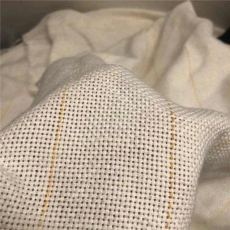 2.1Mx3M Monk Cloth Tufting Cloth Marked Lines Woven for Garments DIY Monk Cloth Carpet Tapestry Rug Making Needlework