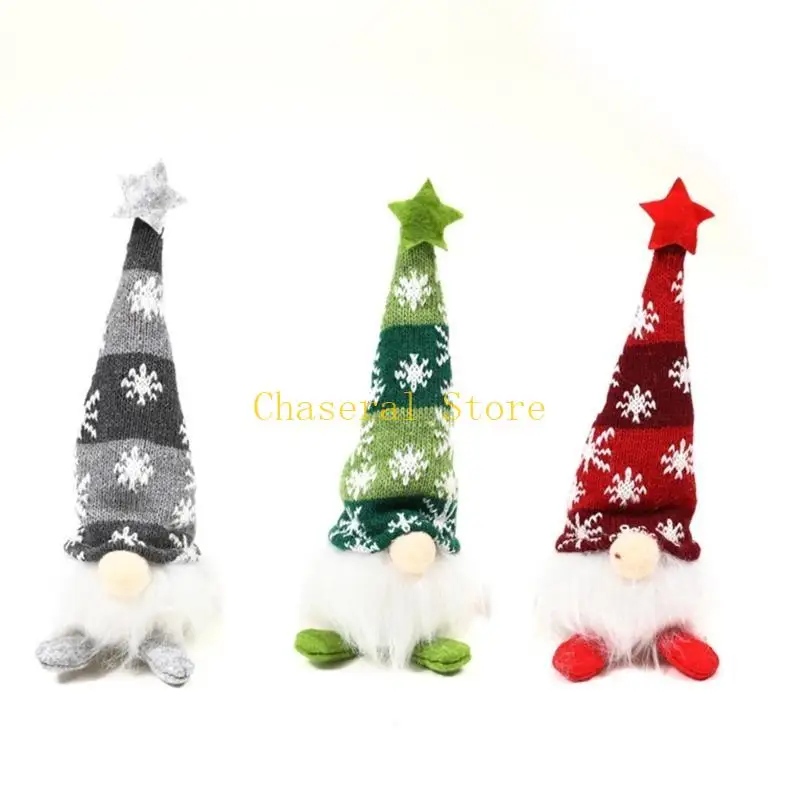 E7CE Harvest Gnomes Doll Fall Gnomestomte Decoración escandinava sueca Nisse