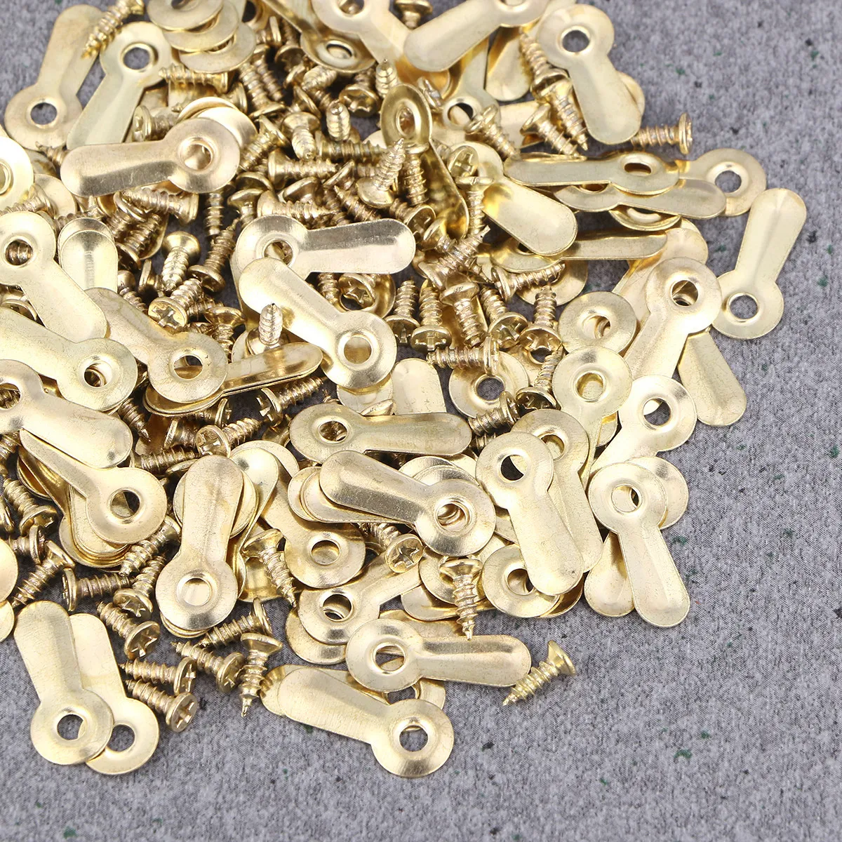 200Pcs Picture Frame Back Plates Metal Melon Nails Small Colored Melon Slices for DIY Photo Album and Wall Decor