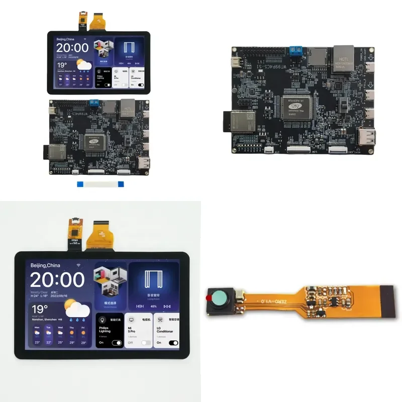 ESP32-P4 and C5 development board based on Espressif ESP32 P4 SOM module WT99P4C5-S1 ESP32-C5 WiFi6 module supports 7-inch