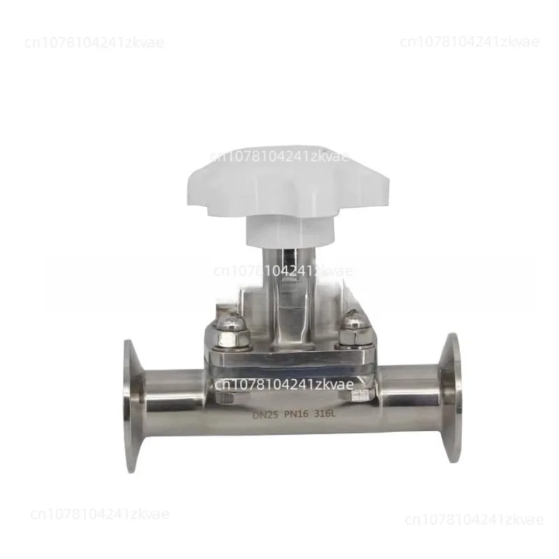 304/316L Stainless Steel Sanitary Grade Quick-loading Diaphragm Valve, Clamp Chuck Diaphragm Valve