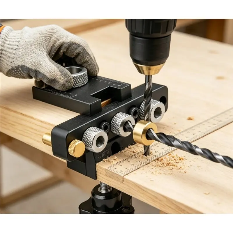 AWAH Drill Tool For Woodworking For Positioning And Drilling Log Tenons, Woodworking For Positioning Drill, Woodworking Drill