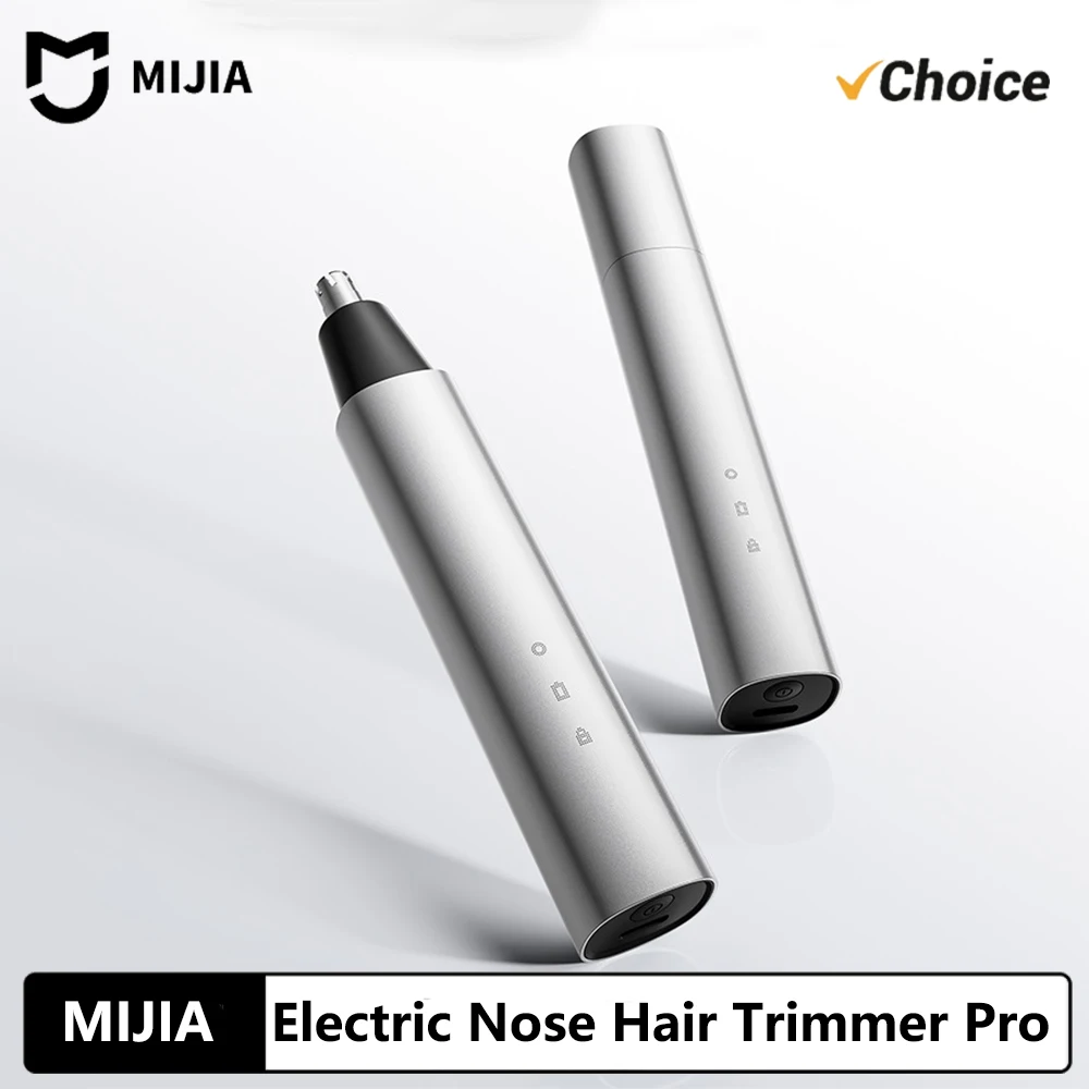 2026 NEUER MIJIA Elektrischer Nasenhaartrimmer Pro aus Aluminiumlegierung, Tragbar, 11 °   Oblique Blade Schmerzloser Nasen- und Ohrhaarschneider CN