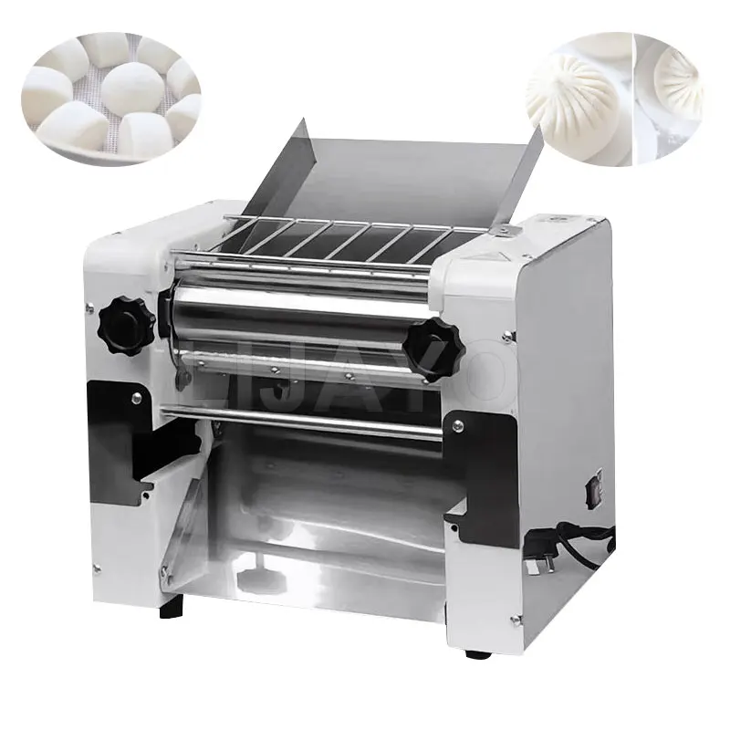 

Electric Dough Roller Sheeter Steel Noodle Dumpling Pasta Maker Making Machine With Changeable Blade