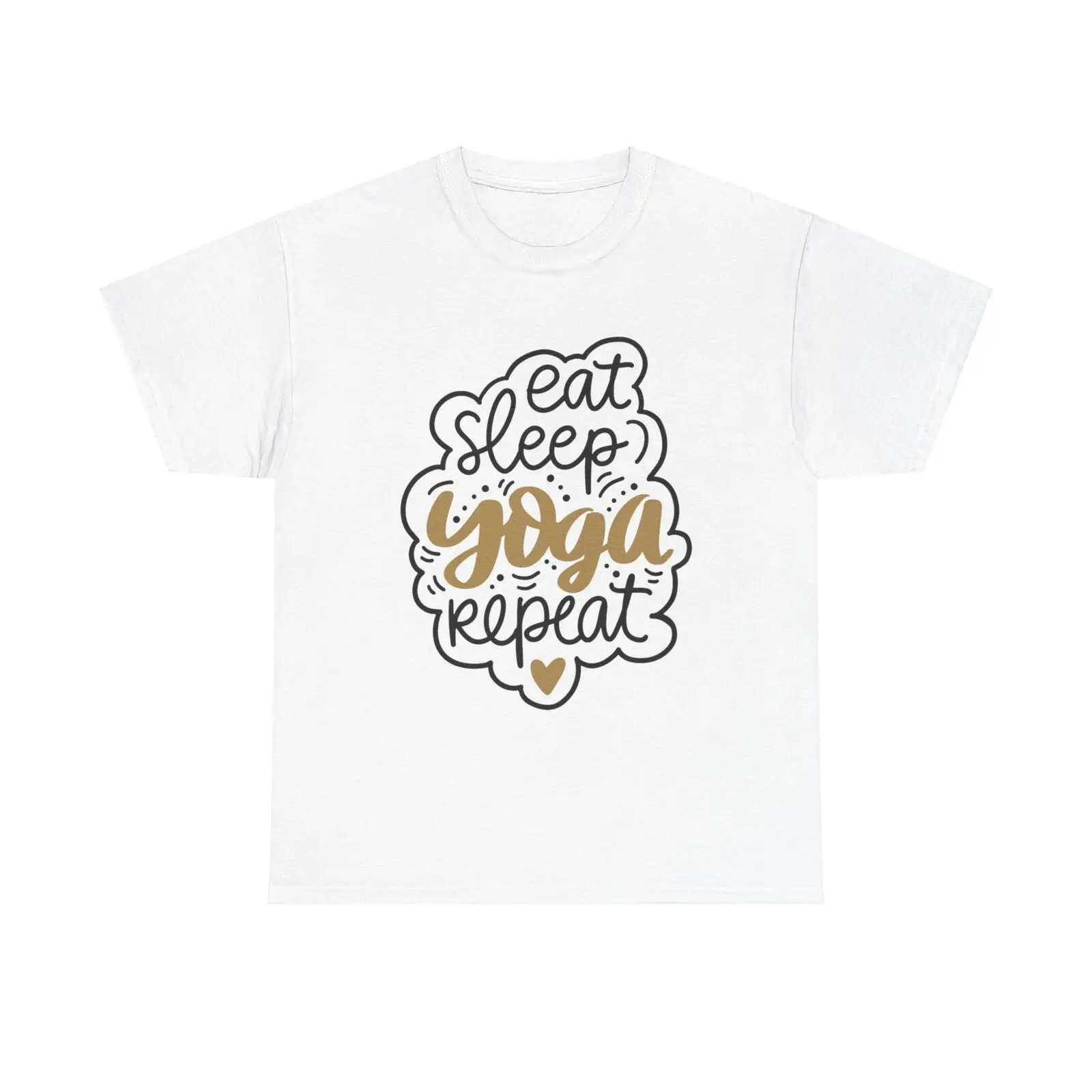 Eat Sleep Yoga Repeat T-Shirt - yogi fitness zen meditation healthy lifestyle