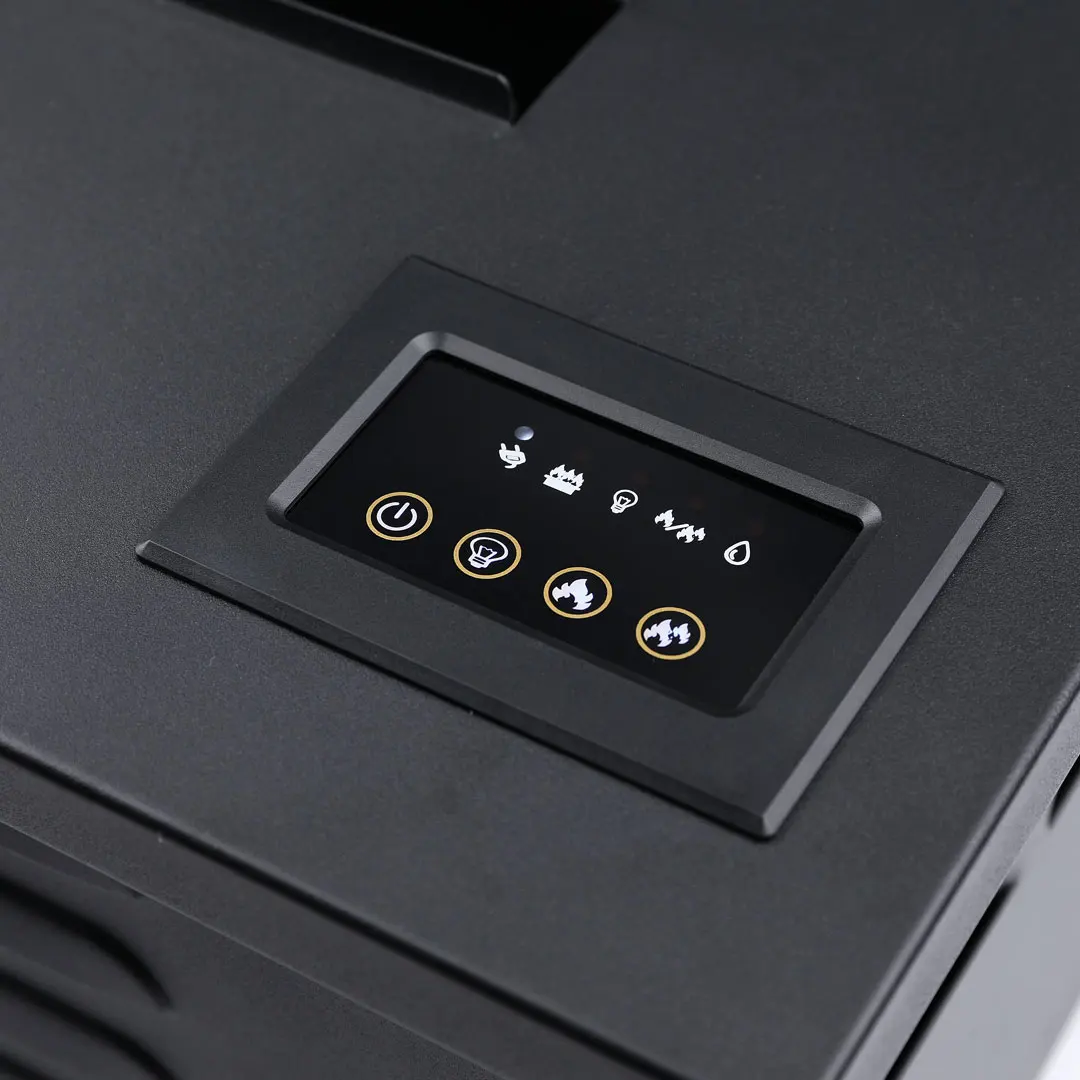 1500MM Fireplace Modern Atomizing Fireplace Humidifier Yellow Red Blue Frame Power Decorative Flame No Heating Function