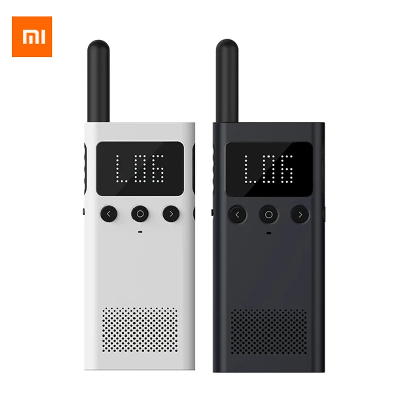 

Original Xiaomi Mijia Smart Walkie Talkie 1S With FM Radio Speaker Smart Phone APP Control Location Share Fast Team Talk Outdoor