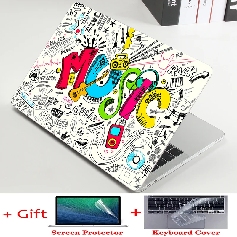 For MacBook Air Retina Pro 11 12 13 14 15 16 inch M3 case Mac Book M1 M2 Chip Pro 13.3 Case 2022 with Touch ID Air 13.6 Cover