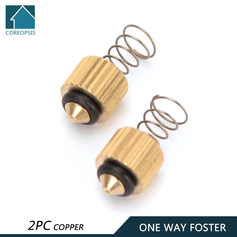 

PCP Hand Pump Copper One Way Foster for 3-Stage High Pressure Air Pump Spare Replacement Kit Air Pumps Parts & Accessories 2pcs