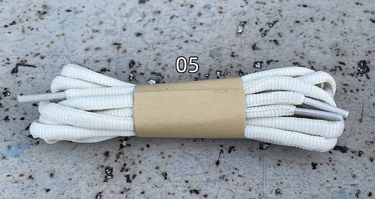 2025 New Flat Semicircular Shoelaces for Women's Sneakers Strap 160/180cm Black Grey Off-White Accessorie for Nike/Arctery