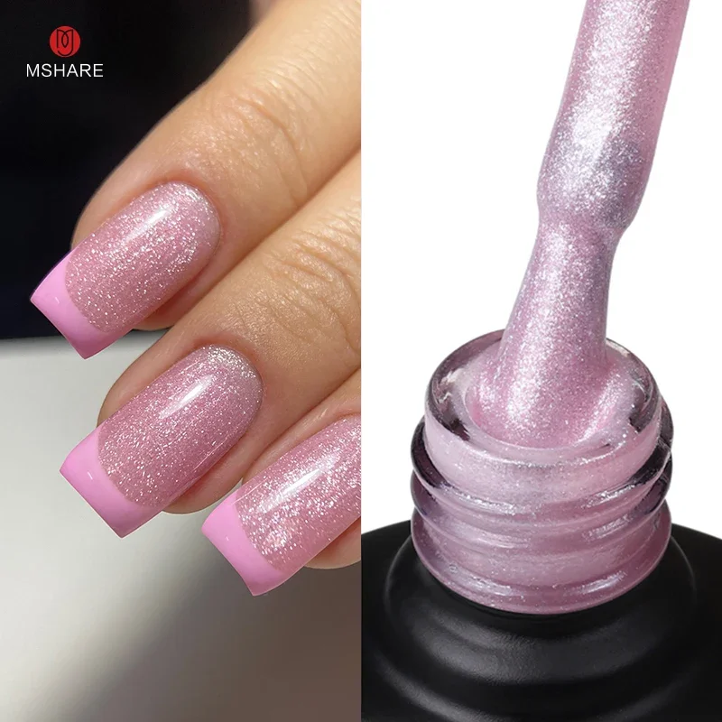 MSHARE Milk Milky White Base Gel Polish Camouflage Kleur Rubber Base Nagelbasislak 10ml