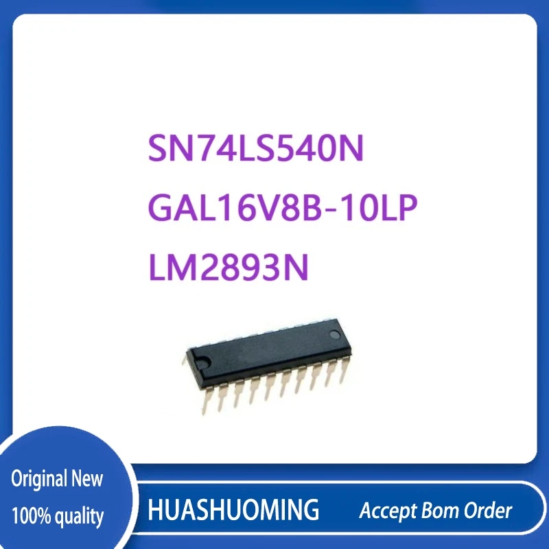 10Pcs/Lot   GAL16V8B-10LP GAL16V8B-10LPI   GAL16V8 SN74LS540N LM2893N DIP20