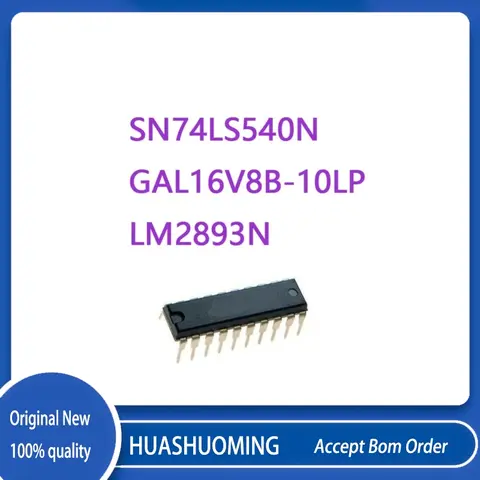 10Pcs/Lot   GAL16V8B-10LP GAL16V8B-10LPI   GAL16V8 SN74LS540N LM2893N DIP20