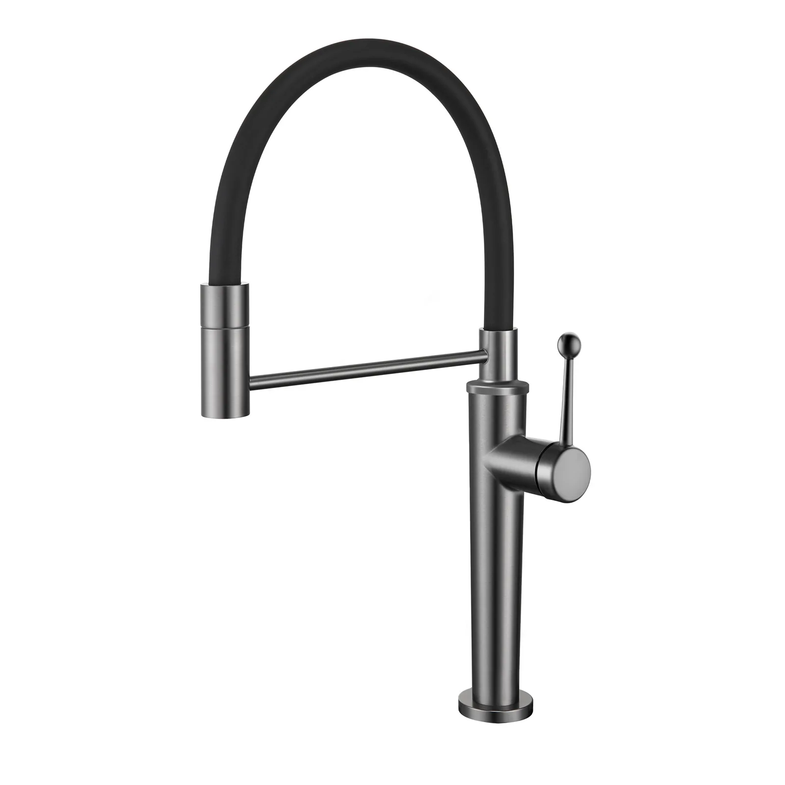 

High-end universal pulling kitchen hot and cold faucet All-metal rotatable vegetable basin faucet