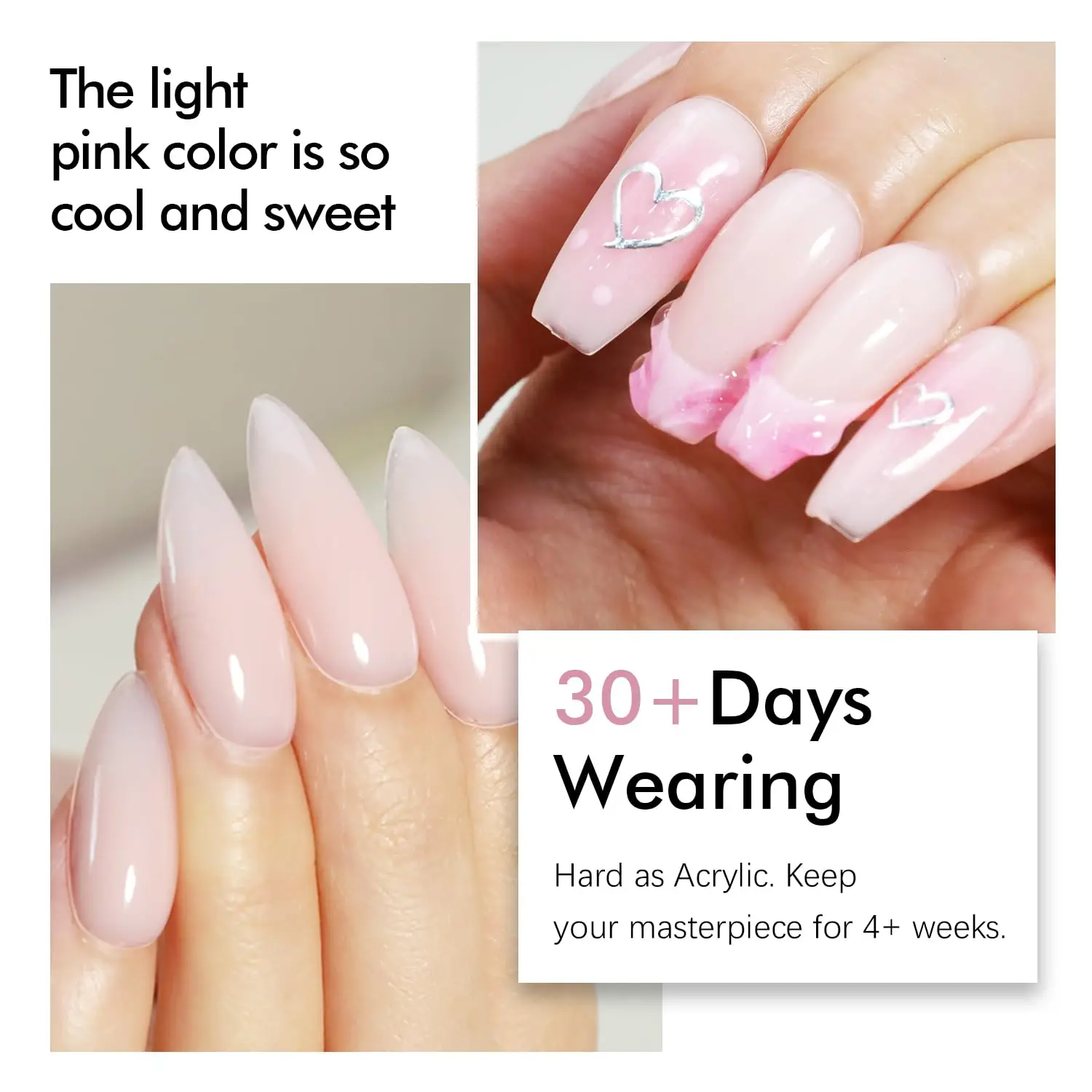 38g ヘマフリー ハードビルダージェル、低熱パイルピンク スカルプティングジェル ネイル強化＆エクステンション用、ソークオフ、UV/LED硬化