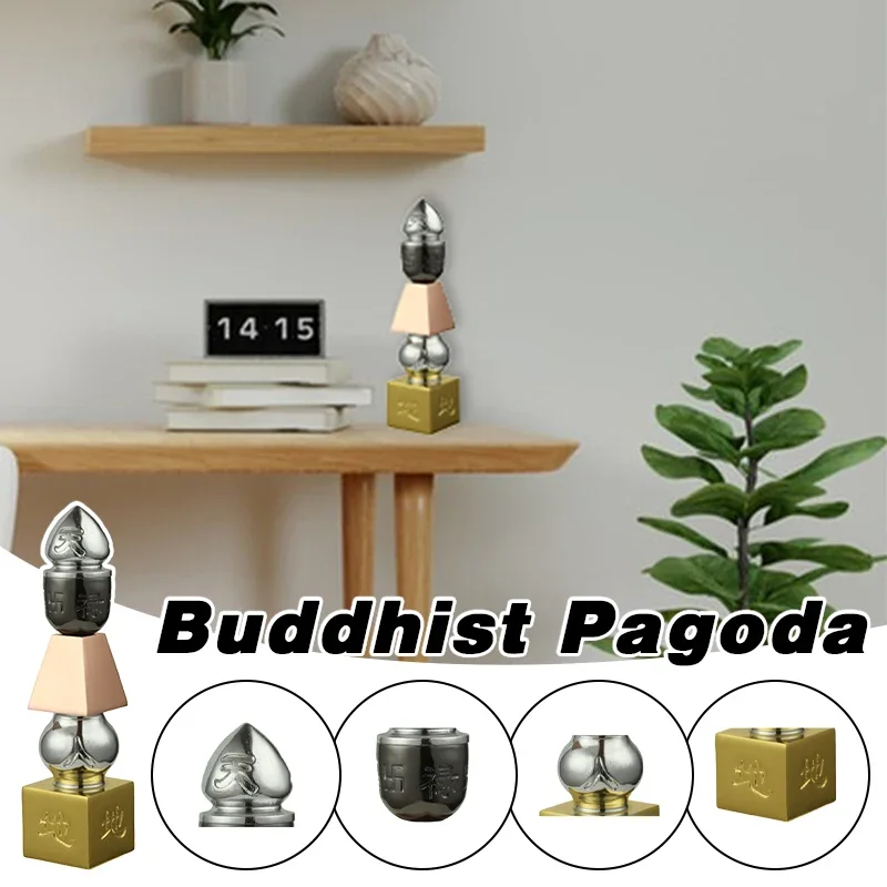 New Buddhist Feng Shui Five Element Pagoda-amulet Pagoda Heaven And Earth Tower Tibetan Treasures Pagoda Home Decoration