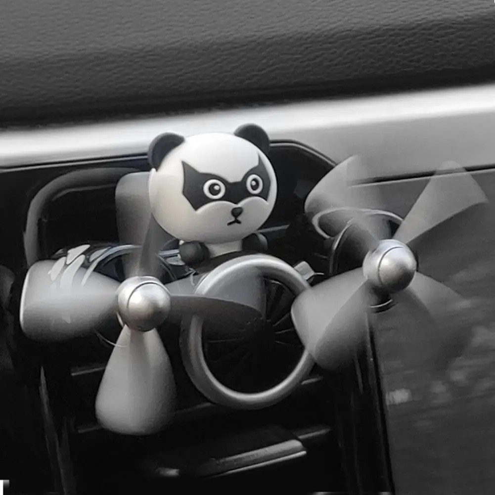 

Car Vent Perfume Excellent Good Smelling Lightweight Car Panda Pilot Air Vent Fragrance Decor Interior Accessories