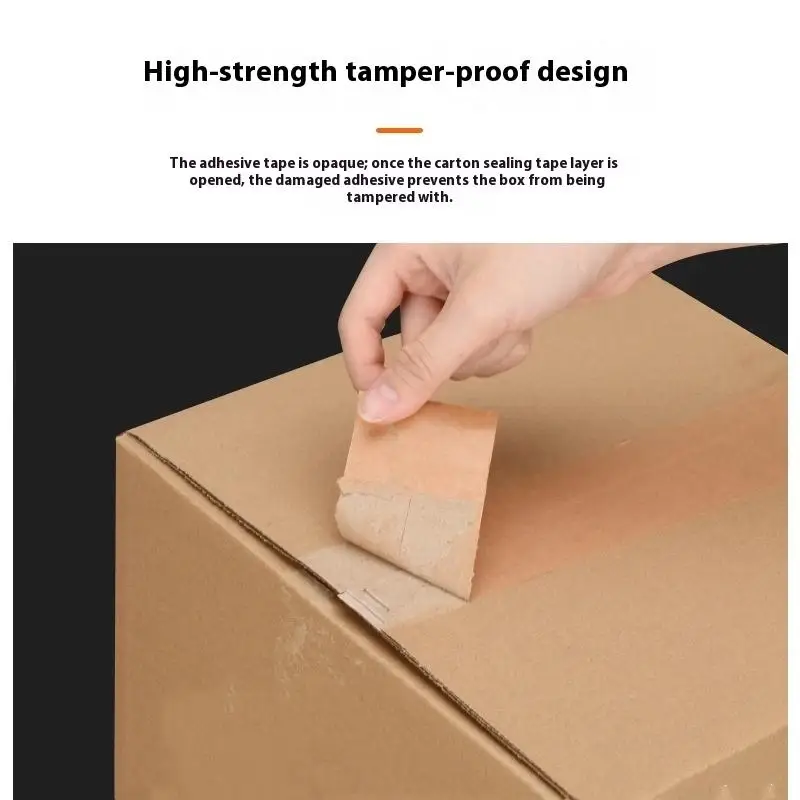 

W10-100mm Brown Tape Heavy-duty Transport Tape For Sealing Packaging Moving For Packing In Schools Offices Homes Pipeline Tape
